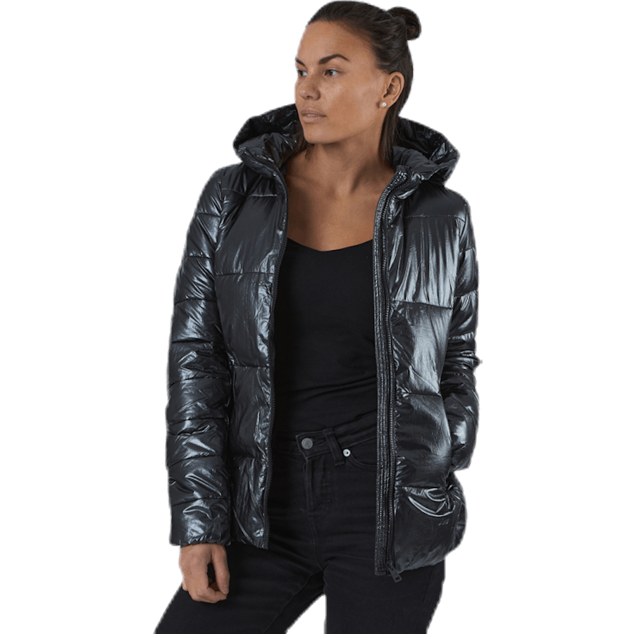 Veste à capuche polyfill noire