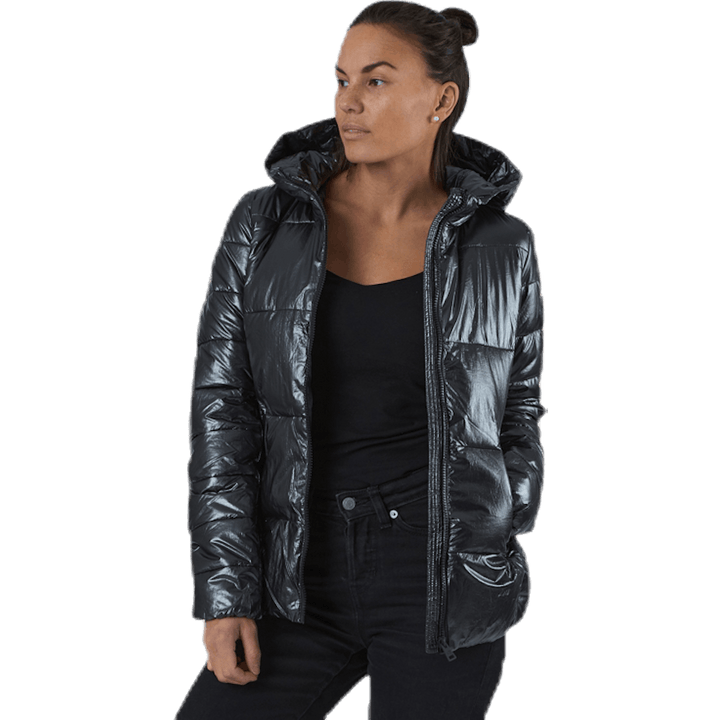 Veste à capuche polyfill noire