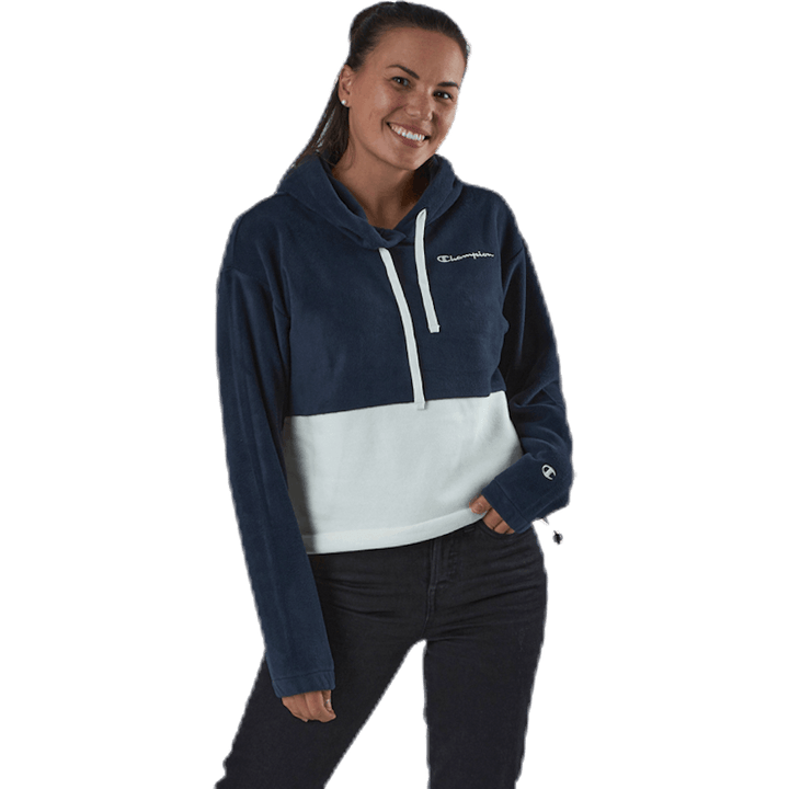 Sweat à capuche bleu