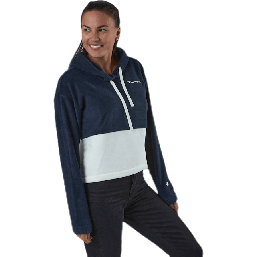 Sweat à capuche bleu