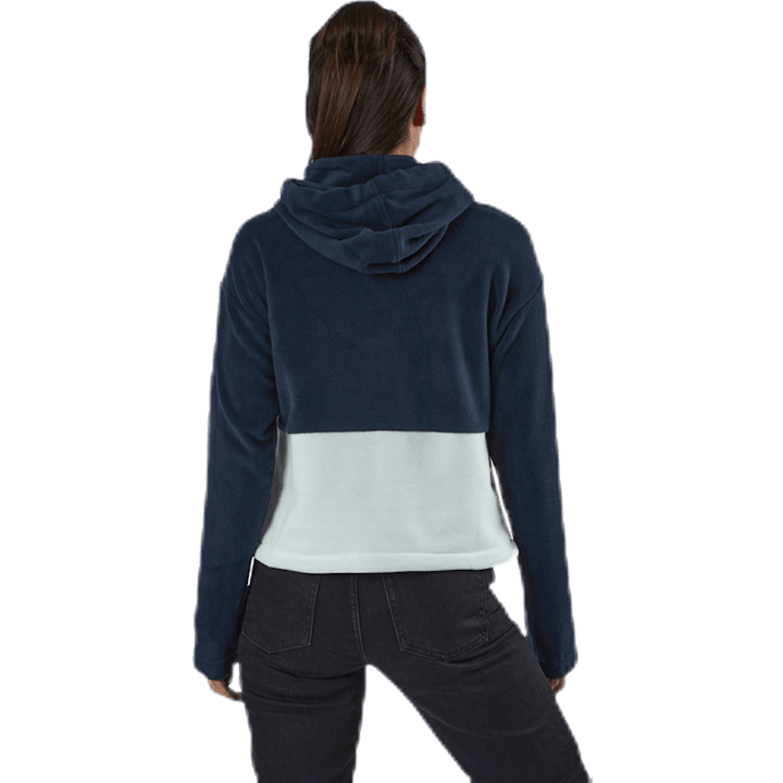 Sweat à capuche bleu