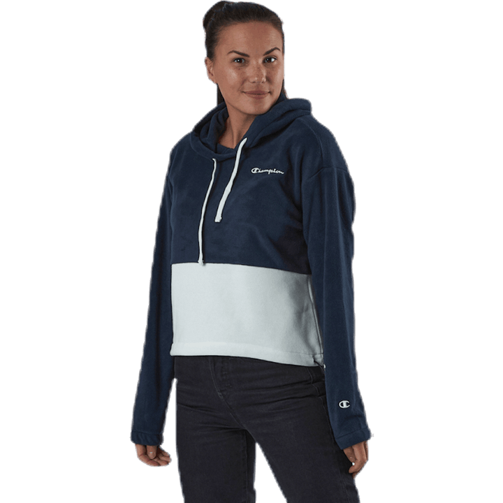 Sweat à capuche bleu