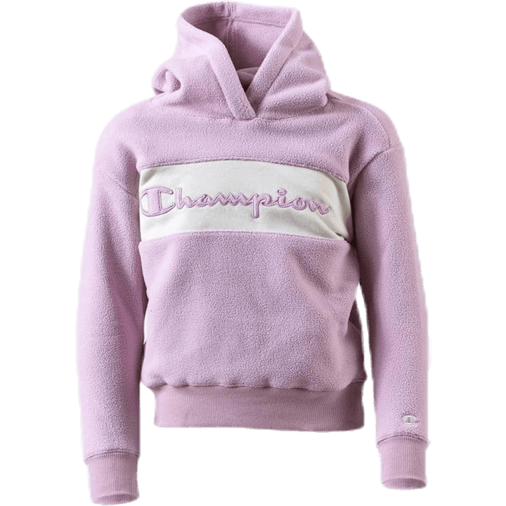 Polaire à capuche junior violette