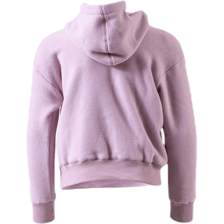 Polaire à capuche junior violette