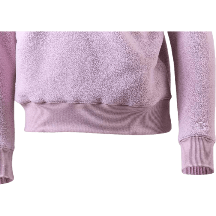 Polaire à capuche junior violette