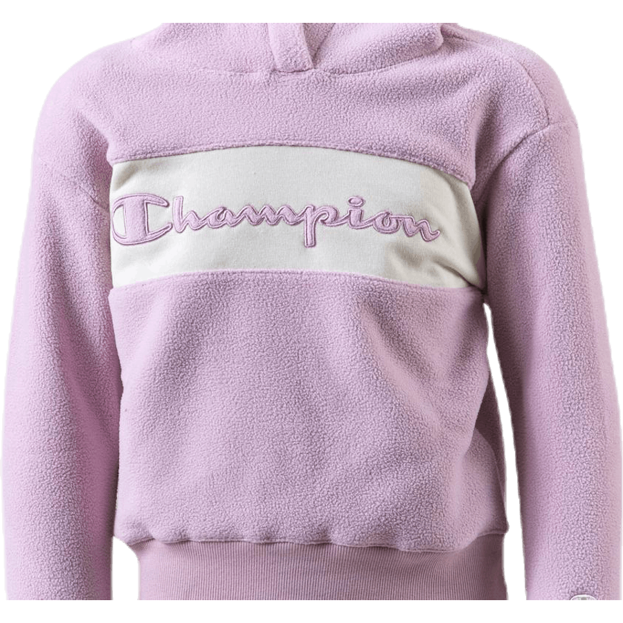 Polaire à capuche junior violette