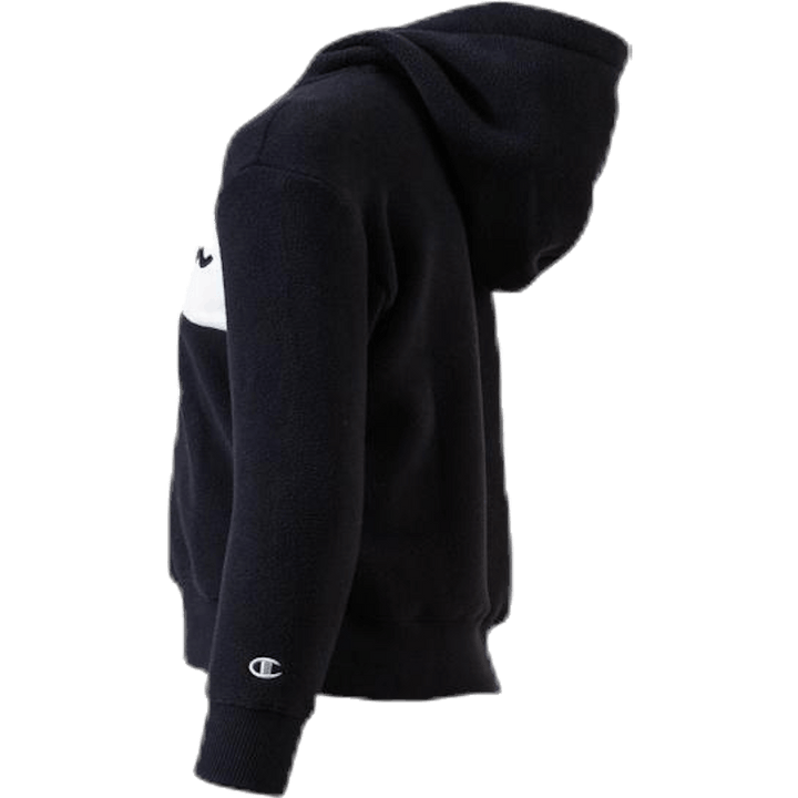 Polaire à capuche junior noire