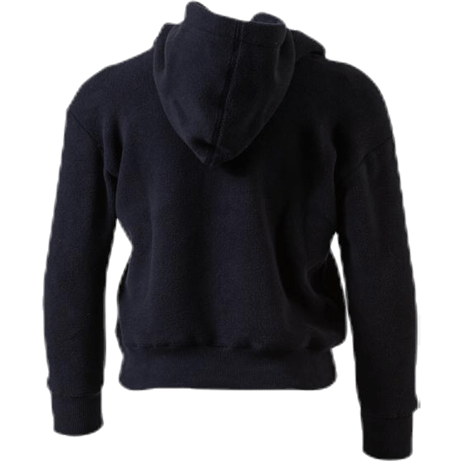 Polaire à capuche junior noire