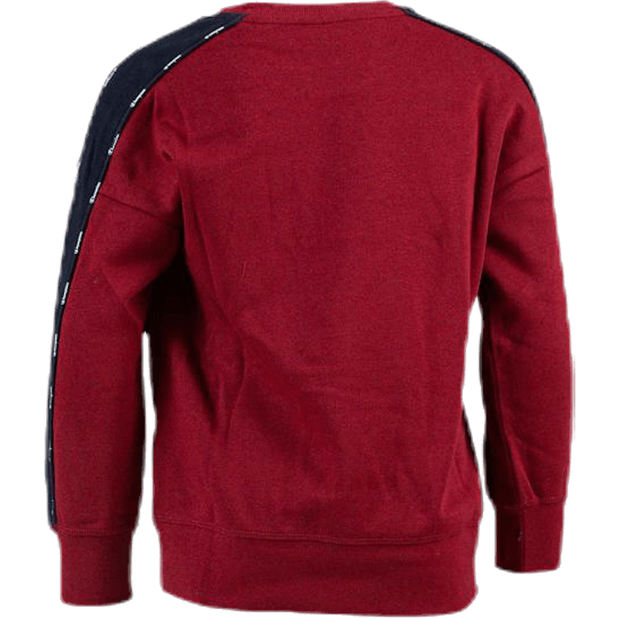 Sudadera de cuello redondo para niño Rojo