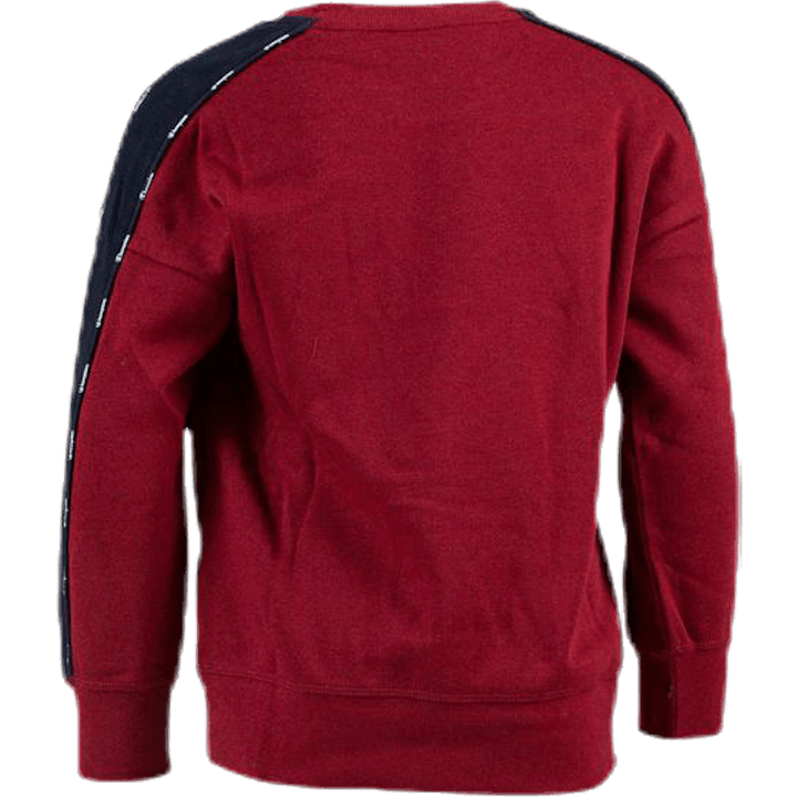 Sudadera de cuello redondo para niño Rojo