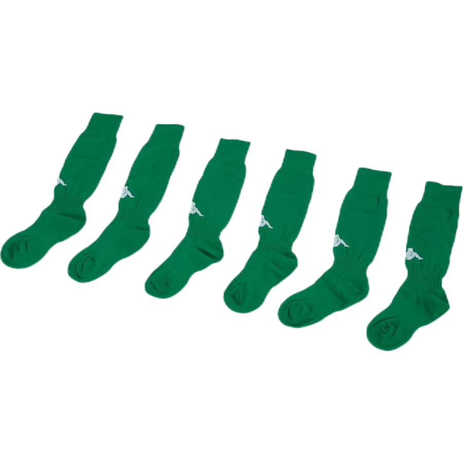 Lot de 3 paires de chaussettes de football Penao vertes