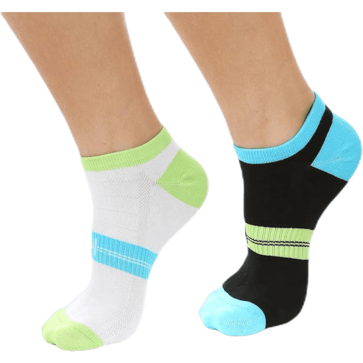 Confezione da 2 pezzi Lady Low-cut Blu/Grigio