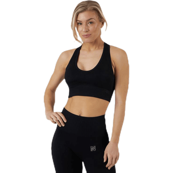 Erica bezešvá sportovní podprsenka Black