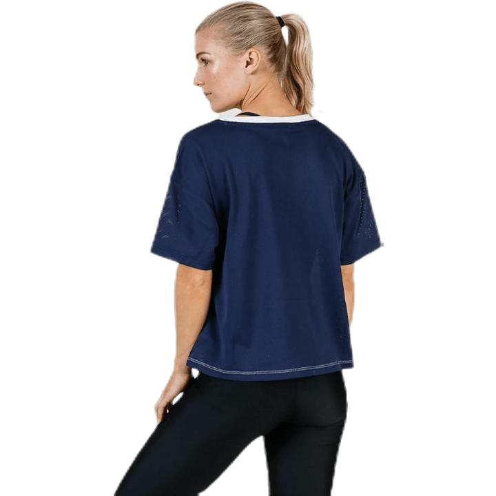 Síťované tričko Panel Blue