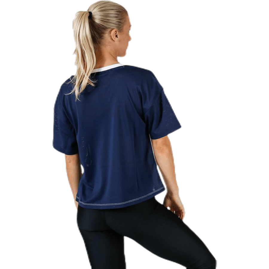 Síťované tričko Panel Blue