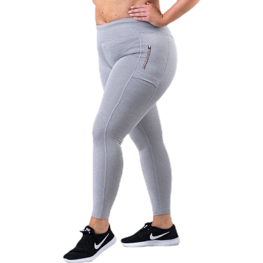 Legging Cargo-Taschen Grau