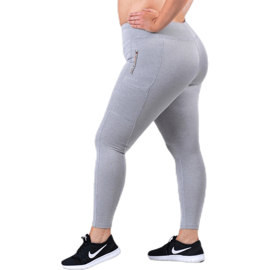 Legging Cargo-Taschen Grau