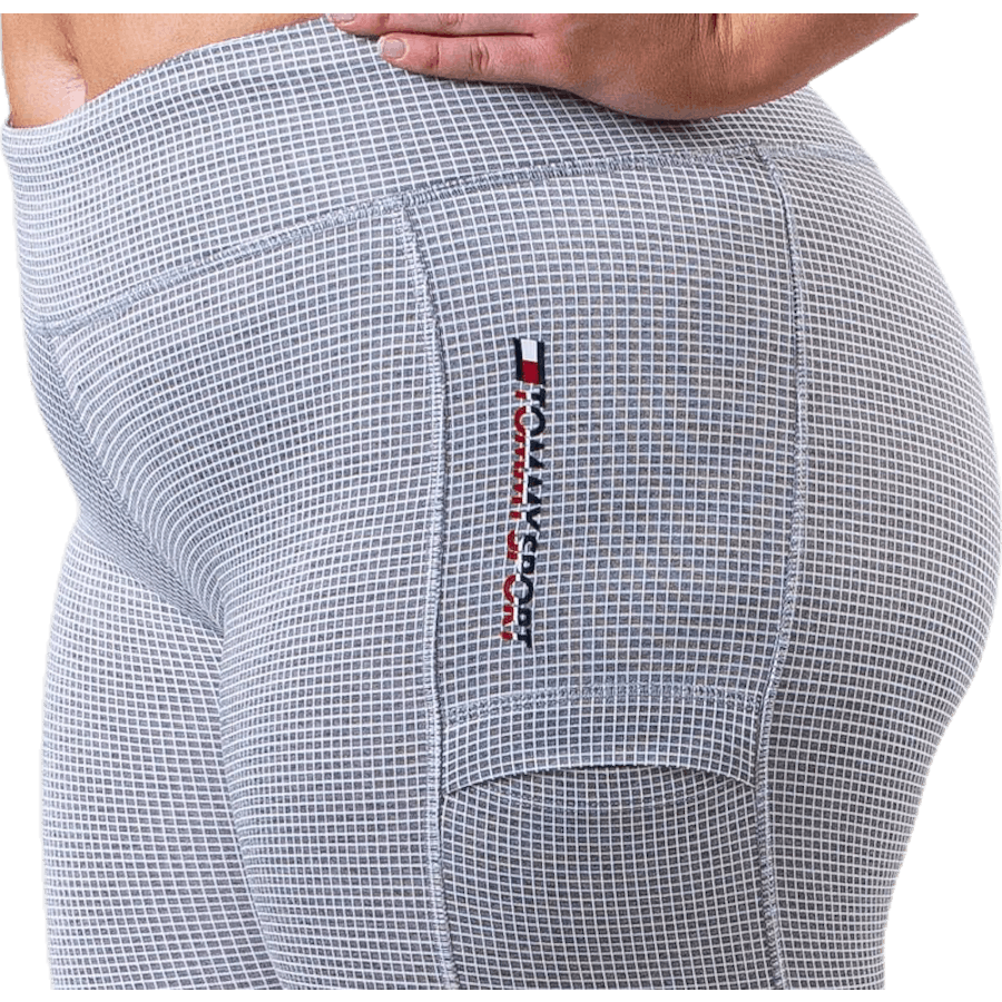 Legging Cargo-Taschen Grau