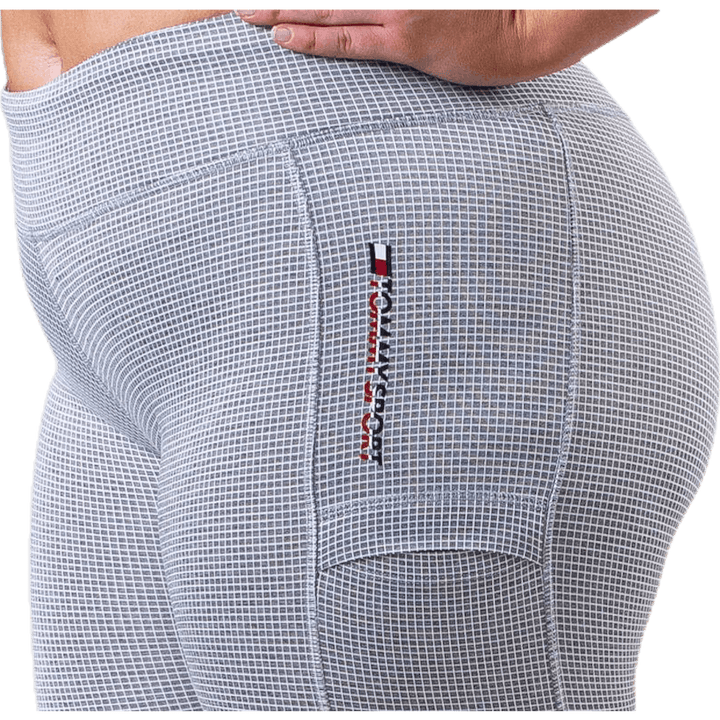 Legging Cargo-Taschen Grau