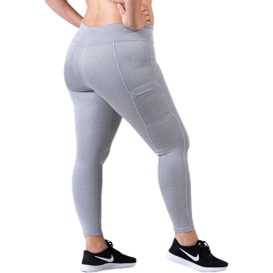 Legging Cargo-Taschen Grau