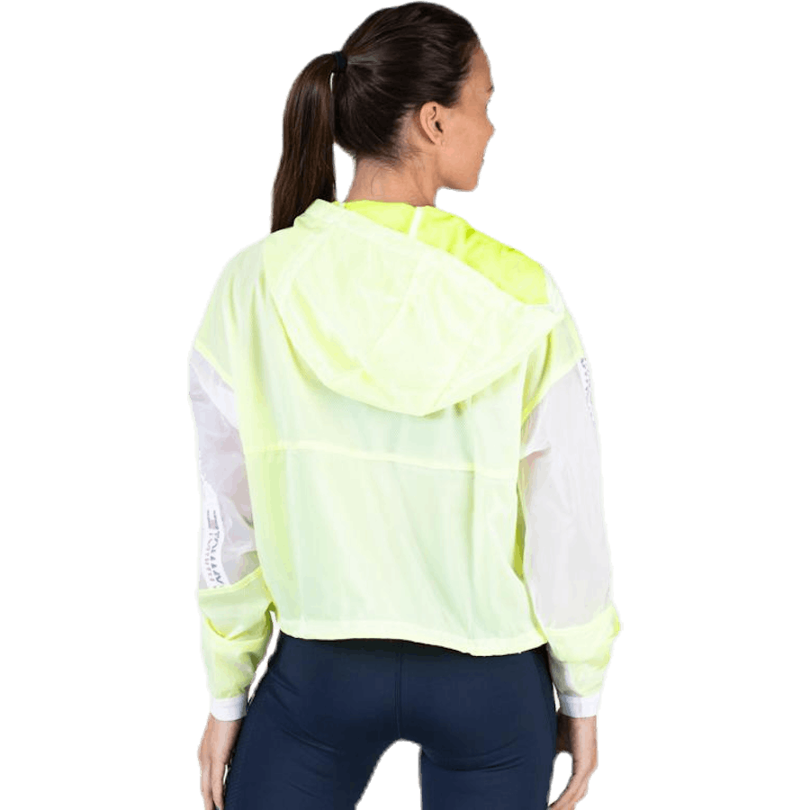 Coupe-vent avec ruban jaune