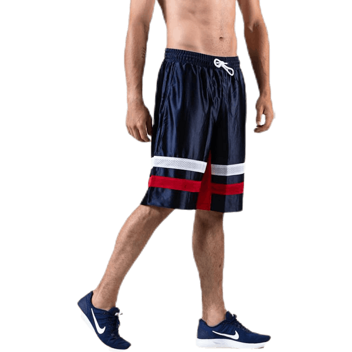 Blokované šortky 11" modré