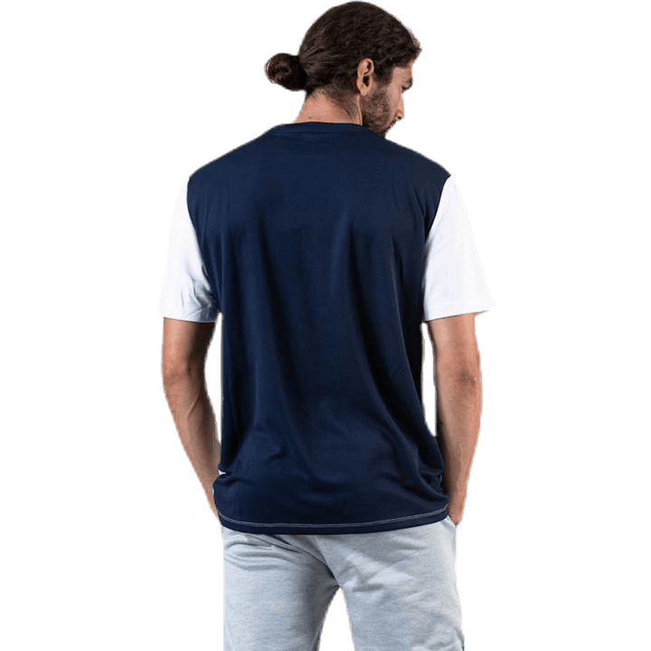 Maglietta Colourblock Logo Bianco