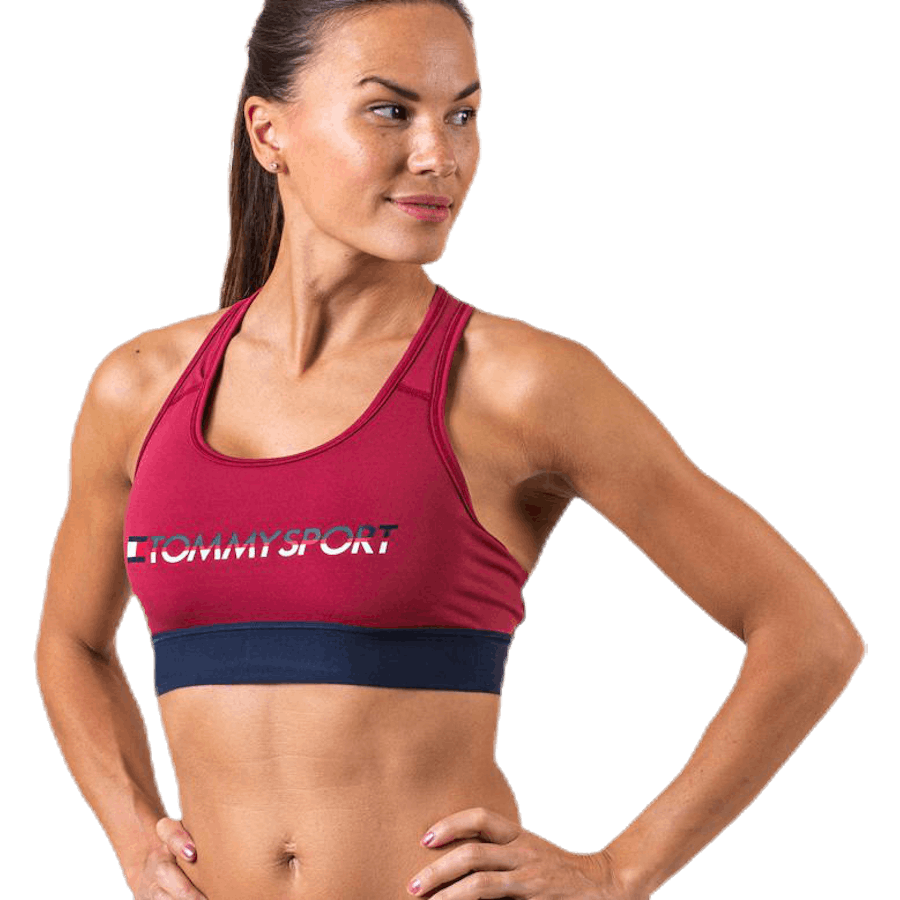 Reggiseno sportivo medio Tri Logo Rosso