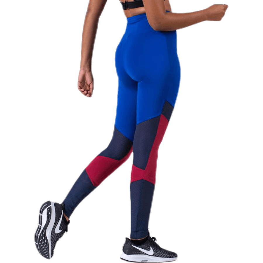 Blokované legíny po celé délce Blue