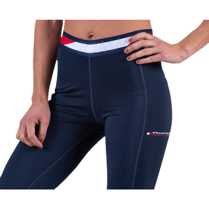 Tape Legging 7/8 Blu