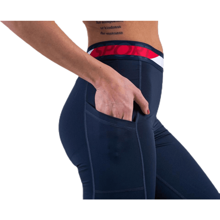 Tape Legging 7/8 Blu