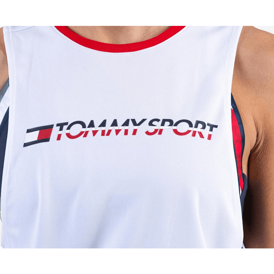 Tílko s otevřenými zády Bílá