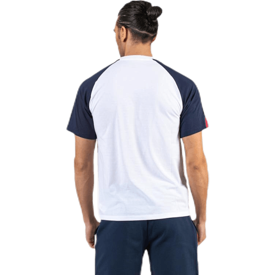 Maglietta con logo e nastro bianco