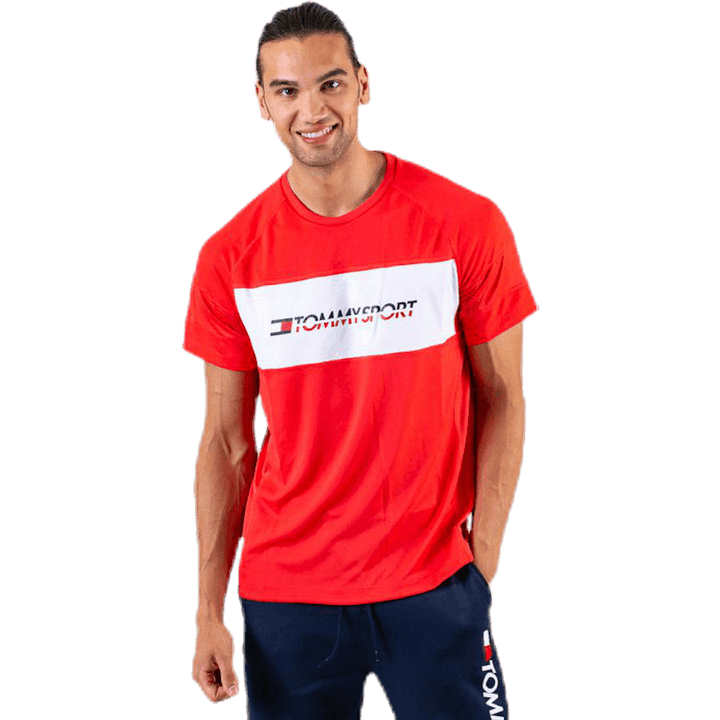 Síťované tričko Performance Red