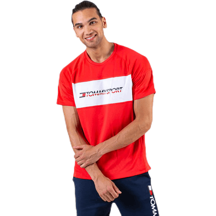 Síťované tričko Performance Red