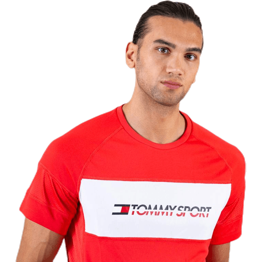Síťované tričko Performance Red
