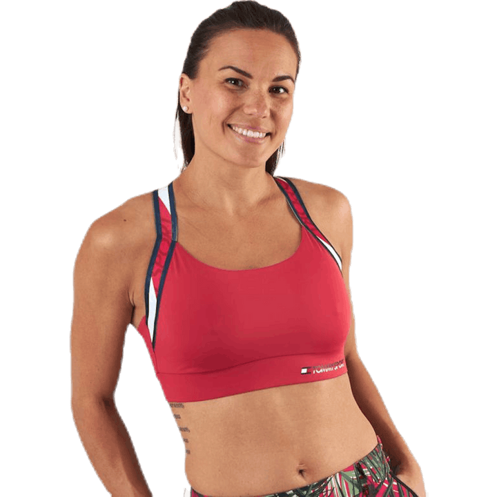 Reggiseno a nastro a medio impatto rosa