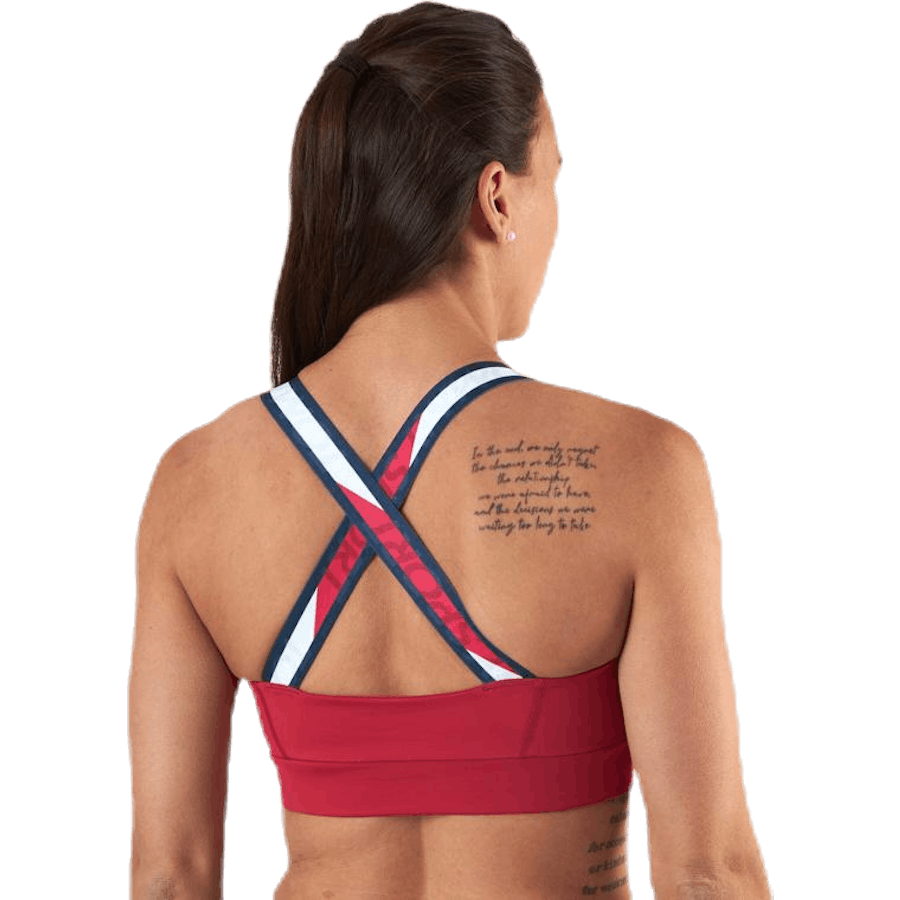 Reggiseno a nastro a medio impatto rosa