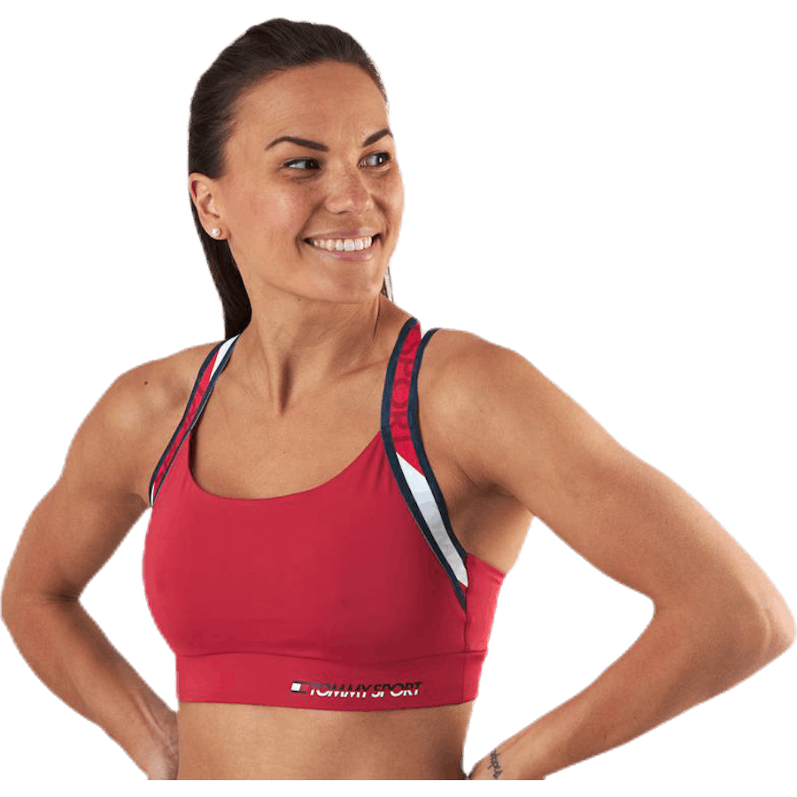 Reggiseno a nastro a medio impatto rosa