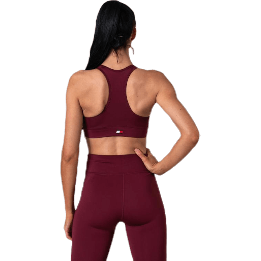 Reggiseno Mid Support Logo Rosso