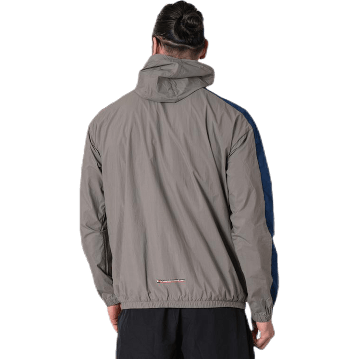 Giacca a vento 1/2 zip grigio