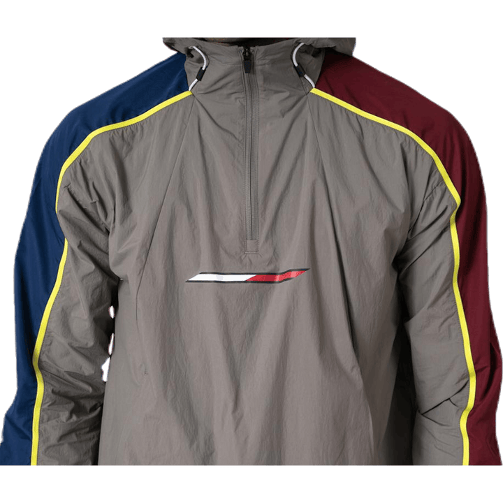 Giacca a vento 1/2 zip grigio