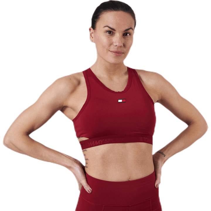 Reggiseno a basso sostegno con imbottiture rimovibili Rosso