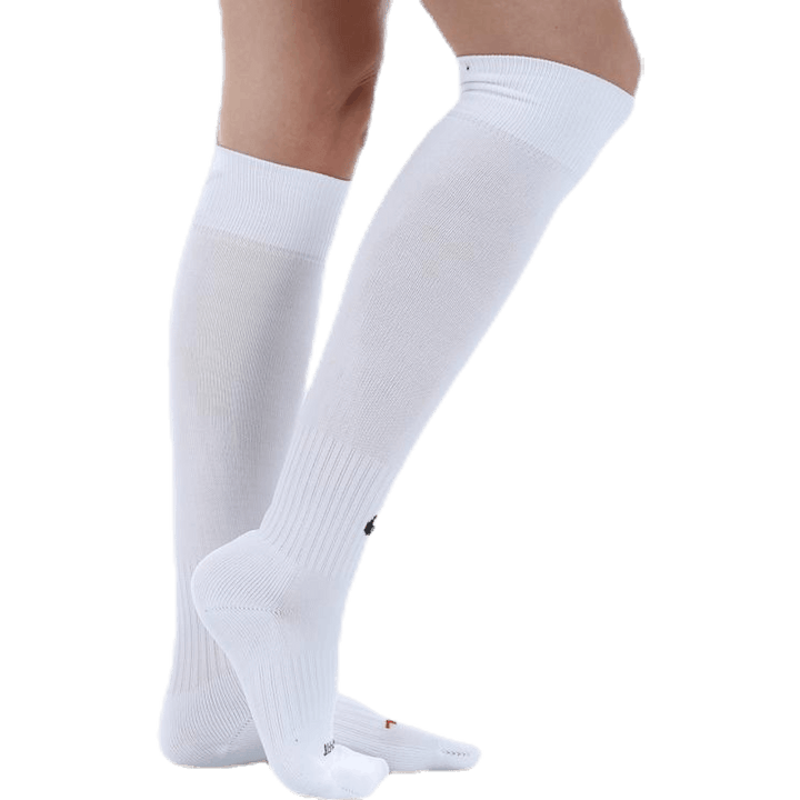 Academy Over-The-Calf Football Socks Over-The-Calf Soccer Socks WHITE/BLACK