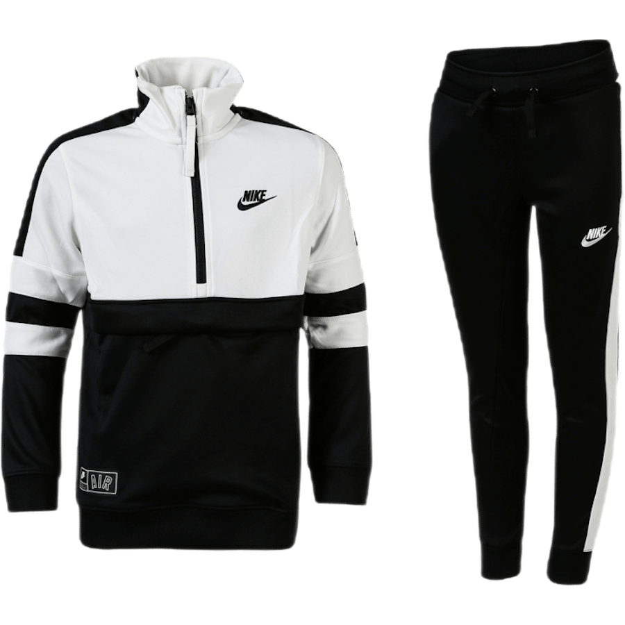 Air Träningsoverall Manschett Ungdom Vit/Svart