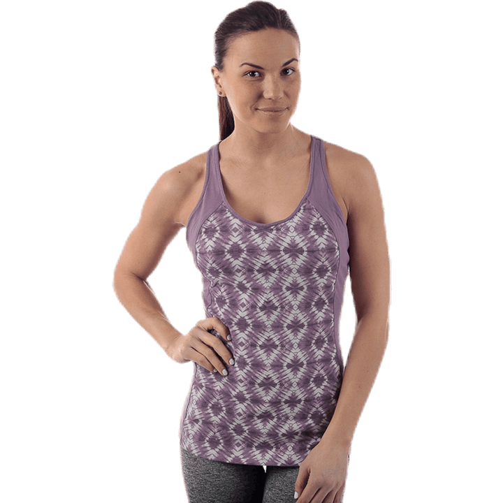 Débardeur Bisect pour femme violet/à motifs