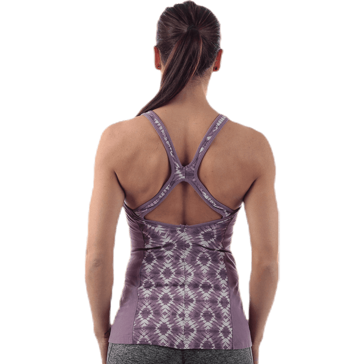Débardeur Bisect pour femme violet/à motifs