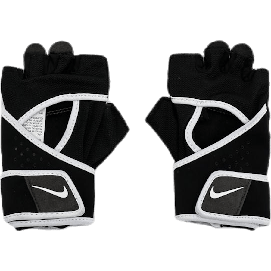 "Gym Premium" fitneso pirštinės baltos/juodos spalvos