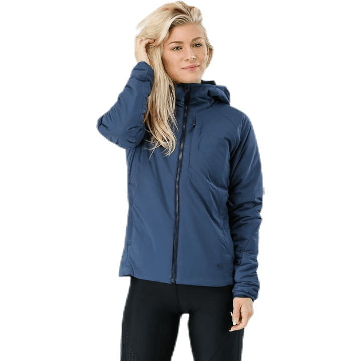 Sweat à capuche Kor Strata gris