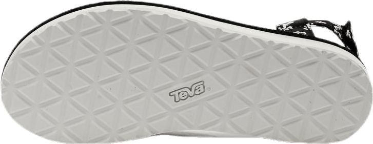 Sandalo originale in raso floreale/nero